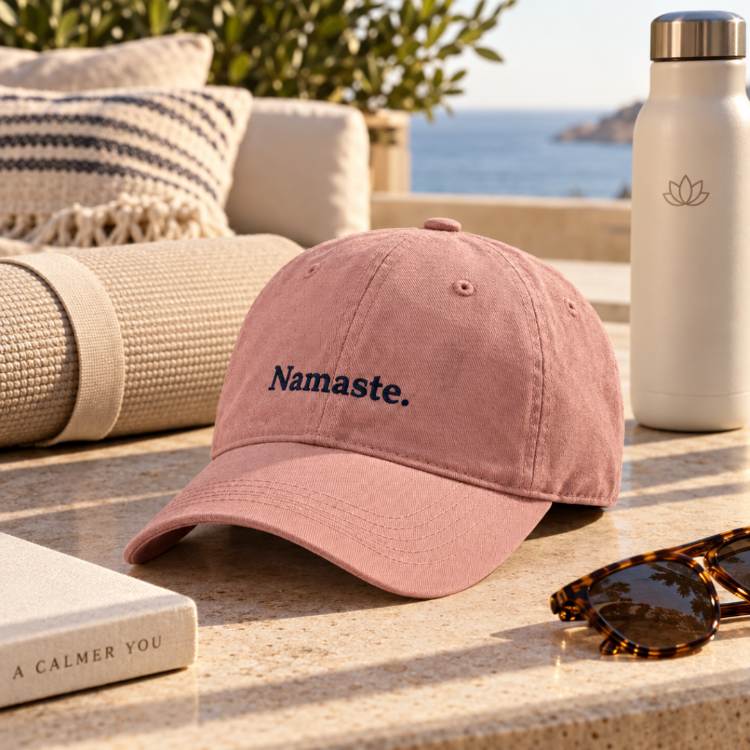 Namaste - Embroidered Cotton Cap